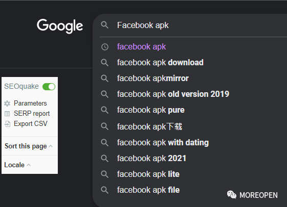 Facebook apk